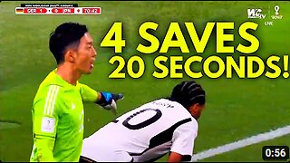 Japan goalkeeper 4 SAVES IN 20 SECONDS vs Germany ● FIFA World Cup Qatar 2022 ● (23/11/2022) ● HD