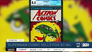 Comic featuring Superman sells for $3.18 million