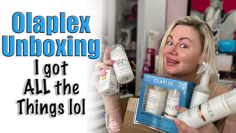 Olaplex Unboxing - I got all the Things LOL | Code Jessica10 saves you Money at All Approved Vendors