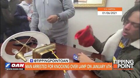 Tipping Point - Man Arrested for Knocking Over Lamp on January 6th