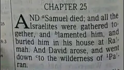1 Samuel: Chapters 25-27