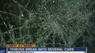 Vandals break into at least a dozen cars on south side