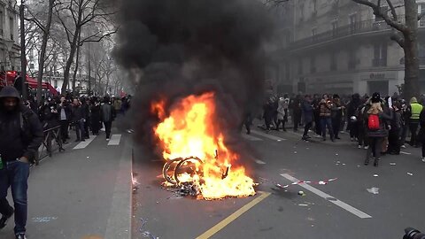LIVE: Paris / France - Rally against Macron’s pension reform - 28.03.2023
