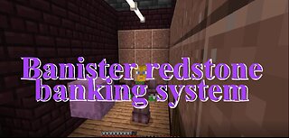 Minecraft Banister Banking system