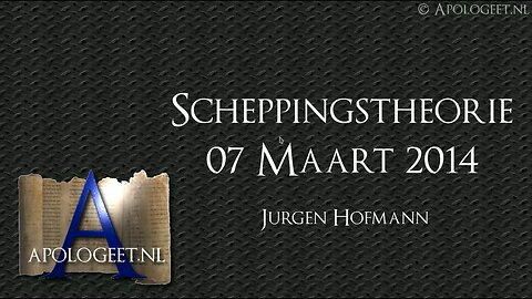 Presentatie: Relevantie van Schepping [Dutch]