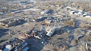 President Biden Touring Tornado Damage In Kentucky