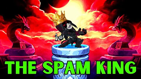 BECOMING THE LOKI SPAM KING IN BRAWLHALLA 🤓 REACTIONS LATER