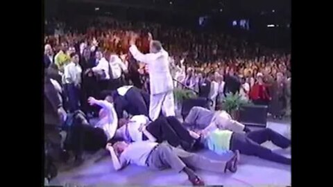 The masses deceived! Video of antichrist reprobate Preacher Benny Hinn's Strangefire Crusades! YAHS Children Trample the prophets of baal in YAHUSHUA'S NAME! (mirrored)