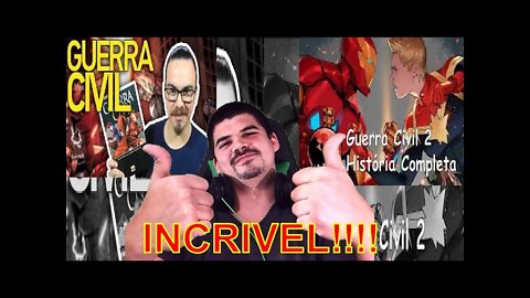 REACT 2 EM 1 GUERRA CIVIL (MARVEL) - Wolf Crow E Nerd All Stars - MELHOR DO MUNDO