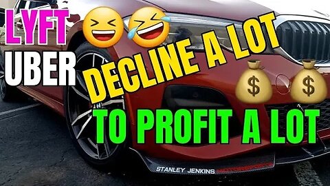 💰 Uber Lyft Power-Hour Strategy | Declines Non-Stop! 😆🤣