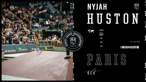 Nyjah Huston's 3rd Place Finish at SLS Paris | Best Tricks