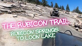 The Rubicon Trail in Reverse **Rubicon Springs to Loon Lake**