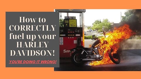 How to fuel HARLEY DAVIDSON motorcycle