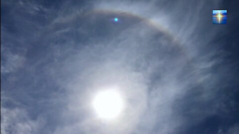 Sun HALO or Cloud Ship ?