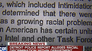 Detroit police report alleges racial discrimination within the department