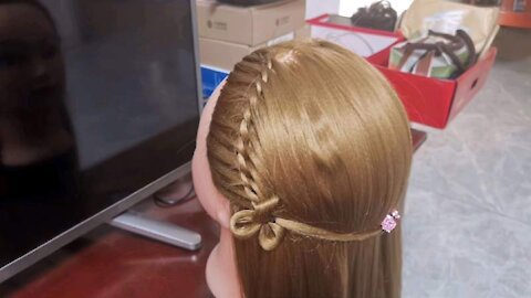 I made this hairstyle with my heart, and I feel beautiful from the inside to the outside