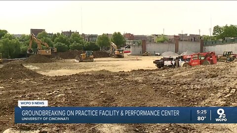 UC breaks ground on new indoor practice facility, performance center