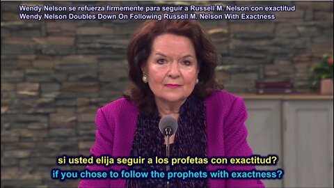 Wendy Nelson Doubles Down On Following Russell M. Nelson With Exactness