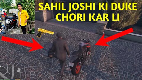 @SAHIL JOSHI VLOG || KI || DUKE || CHORA || LI || GTA 5 || EP=2