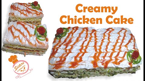 Eid Special Creamy Chicken Cake | Unique Style Cake | Bakery Style chicken Cake | Eid Special Recipe