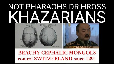 Dr. Hross: Swiss Elite Have Skulls Indicating Mongol Ancestry. Not Egyptian Dr. Hross, Khazarian