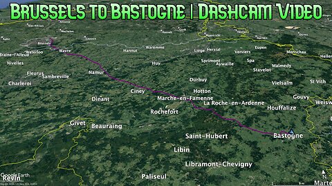 Brussels to Bastogne | Dashcam Video