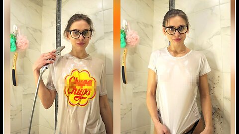❤️ Dry vs Wet _ Transparent Clothes Try on Haul With Tinа