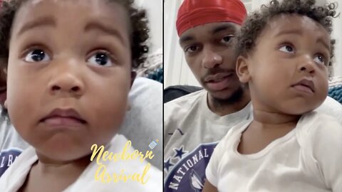 PJ Washington & Brittany Renner's Son Paul Completely Ignores Dad! 😶
