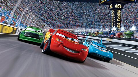 Cars 2006 Climax racing best movie scene