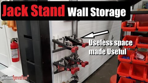 TMR Customs Jack Stand storage rack wall organizer | AnthonyJ350