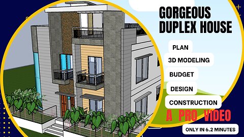 Duplex House Design 2024.