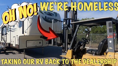 Back Roads to Texas, Taking our RV back to the dealership. Fulltime RV Living