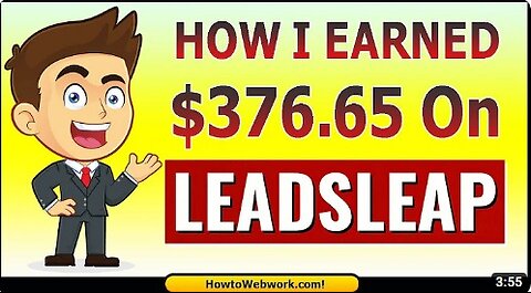 How To Earn $376.65 with Leadsleap - How to Make Money Online 2022 [ MONTHLY INCOME]
