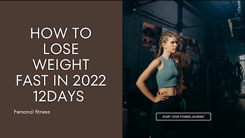 How to lose weight faster 2022