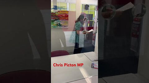 Chris Picton MP staffer try’s to bully me until the camera comes out!!!