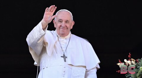 Pope says priests can bless same-sex unions
