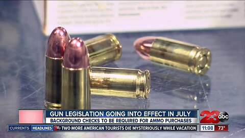Background checks to be required for ammunition purchases