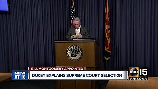 Bill Montgomery appointed to be next Arizona Supreme Court Justice