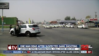 One man dead after suspected gang shooting in East Bakersfield