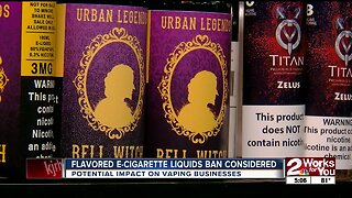 Flavored e-cigarettes liquids ban considered