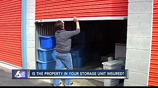 Is your personal property inside your storage unit insured