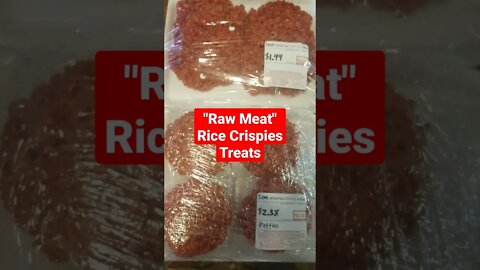 "Raw Meat" Rice Crispies Treats Diy Halloween Snack Ideas #shorts #halloween #halloweensnacks #diy