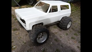 3d printed 1/4 scale chevy blazer RC