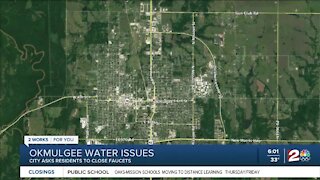 Okmulgee water issues: City asks residents to close faucets