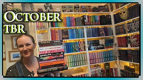 OCTOBER TBR (11 books) + October book events ~ halloween fall spooky season (vampires, anthologies)