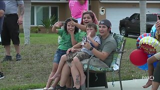 Birthday parade for boy in Cape Coral