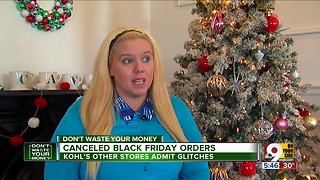 Shoppers complain Black Friday orders canceled