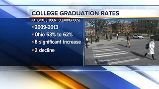 Study: College graduation rates up in Ohio , nationwide