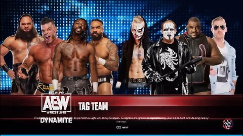 AEW Dynamite The Mogul Embassy vs Sting, Darby Allin, Orange Cassidy and Keith Lee