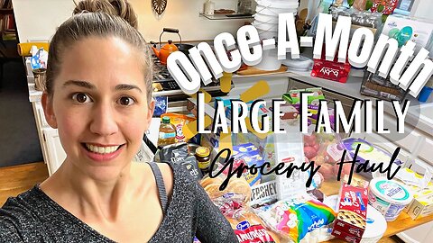 ONCE-A-MONTH WALMART GROCERY HAUL With Prices | Prepper Pantry Stock Up Haul